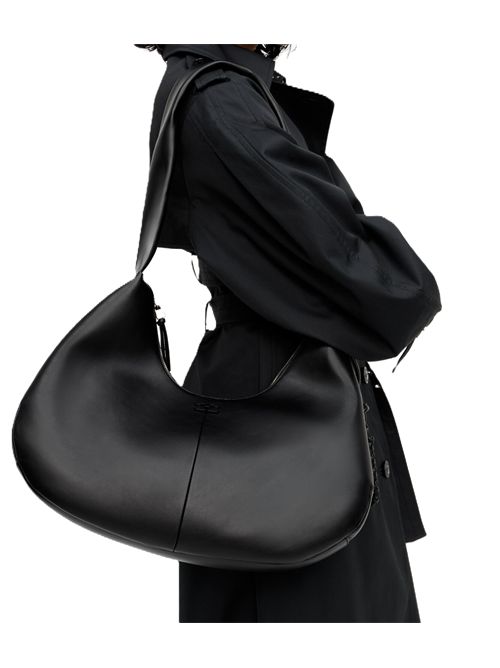 Ganni  borsa Hobo nera media Ganni | A6837BLACK 099